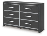 Zuraleus Queen Upholstered Bed, Dresser and Nightstand - PCB3380B15