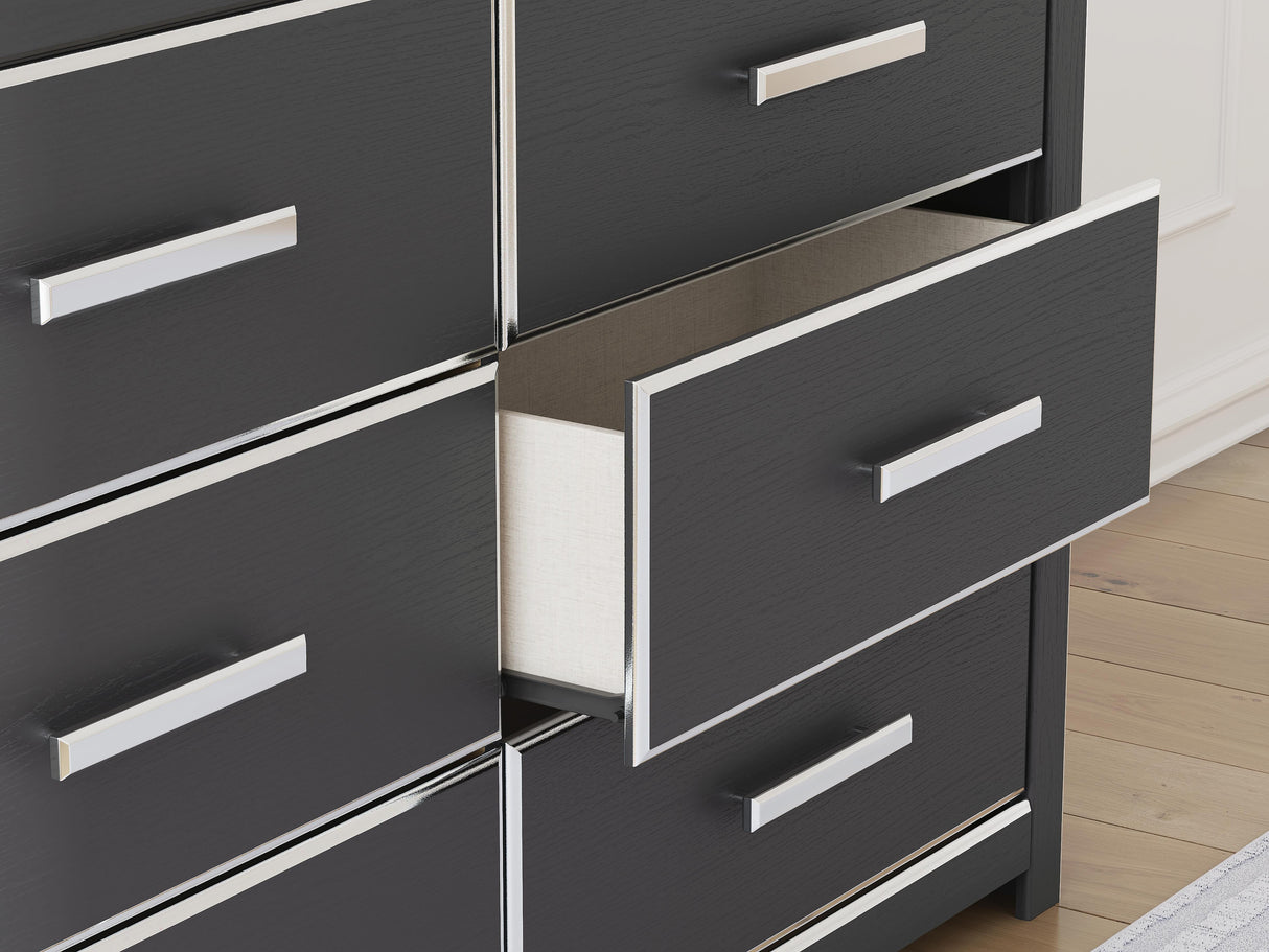Zuraleus Queen Upholstered Bed, Dresser and Nightstand - PCB3380B15