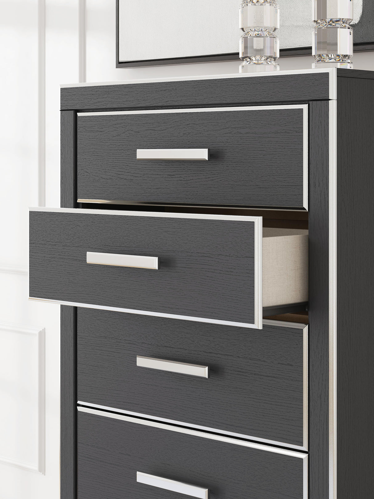 Zuraleus King Storage Bed, Dresser, Mirror, Chest and Nightstand - PCB3380B20