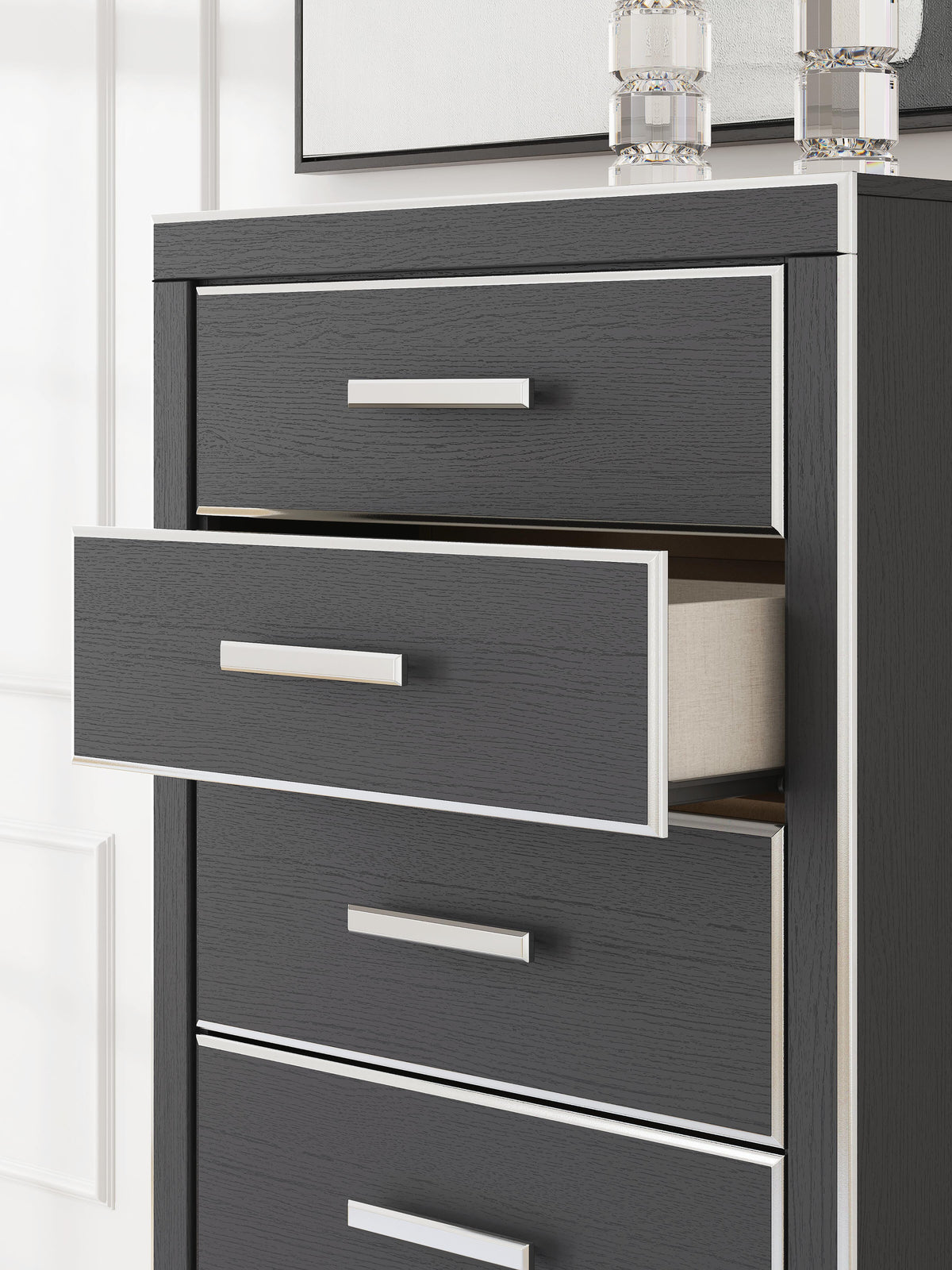 Zuraleus King Storage Bed, Dresser, Mirror, Chest and Nightstand - PCB3380B20