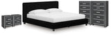 Zuraleus King Upholstered Bed, 2 Chests and 2 Nightstands - PCB3380B24
