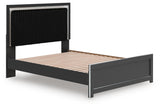 Zuraleus Queen Upholstered Panel Platform Bed - PCB3380B2