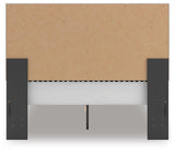Zuraleus Queen Upholstered Panel Platform Bed, Dresser and Mirror - PCB3380B3