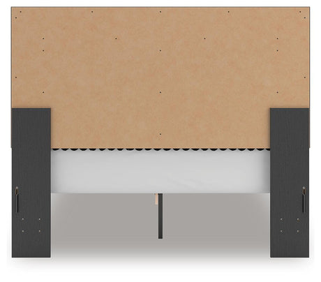 Zuraleus Queen Upholstered Panel Platform Bed, Dresser and Mirror - PCB3380B3