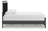 Zuraleus Queen Upholstered Panel Bed, Dresser and Mirror - PCB3380B7