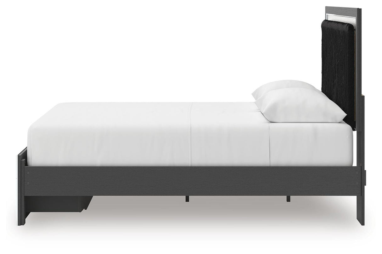 Zuraleus Queen Upholstered Panel Platform Storage Bed - PCB3380B4
