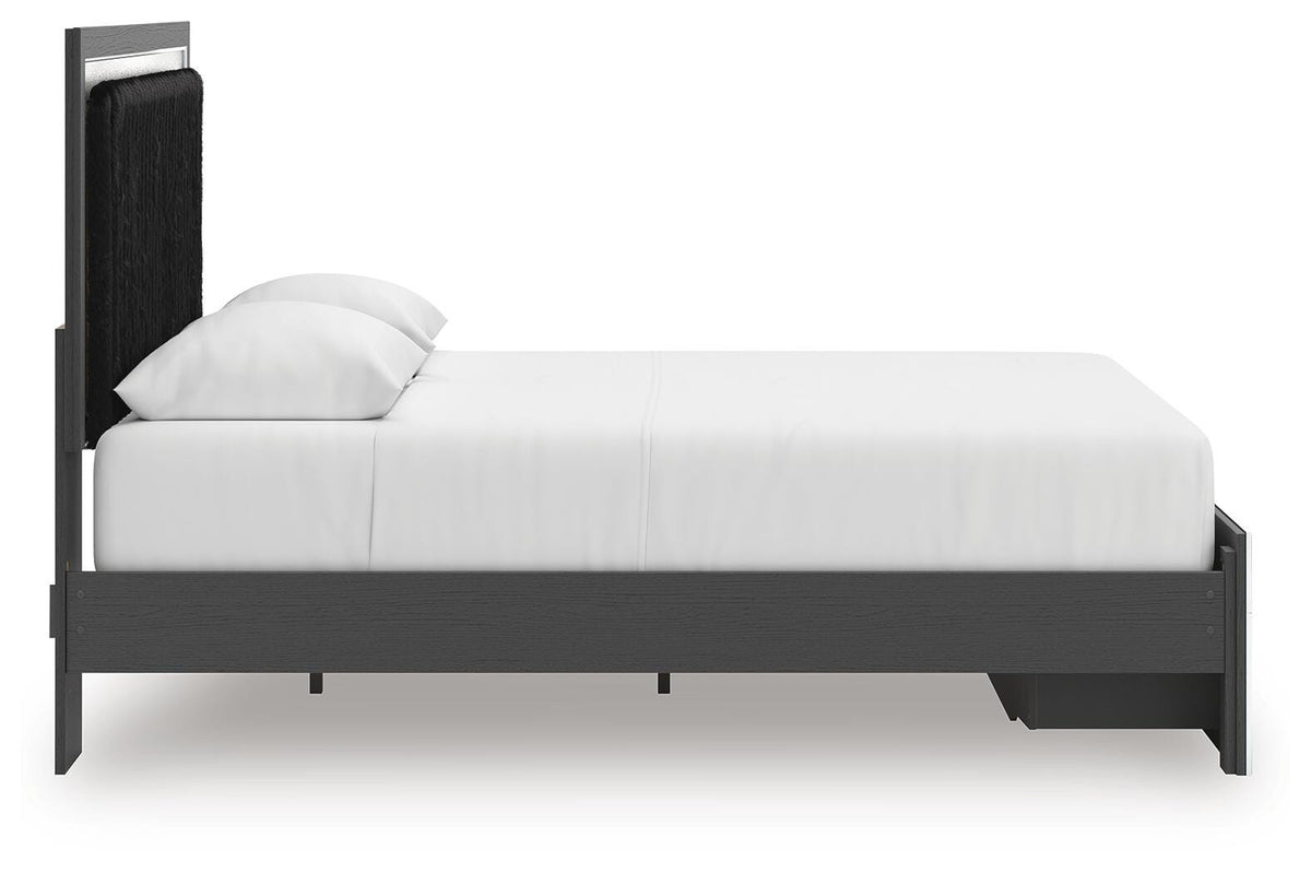 Zuraleus Queen Upholstered Panel Platform Storage Bed - PCB3380B4