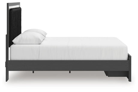 Zuraleus Queen Upholstered Panel Platform Storage Bed - PCB3380B4