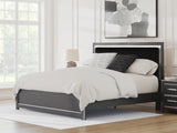 Zuraleus King Upholstered Panel Platform Bed - PCB3380B10