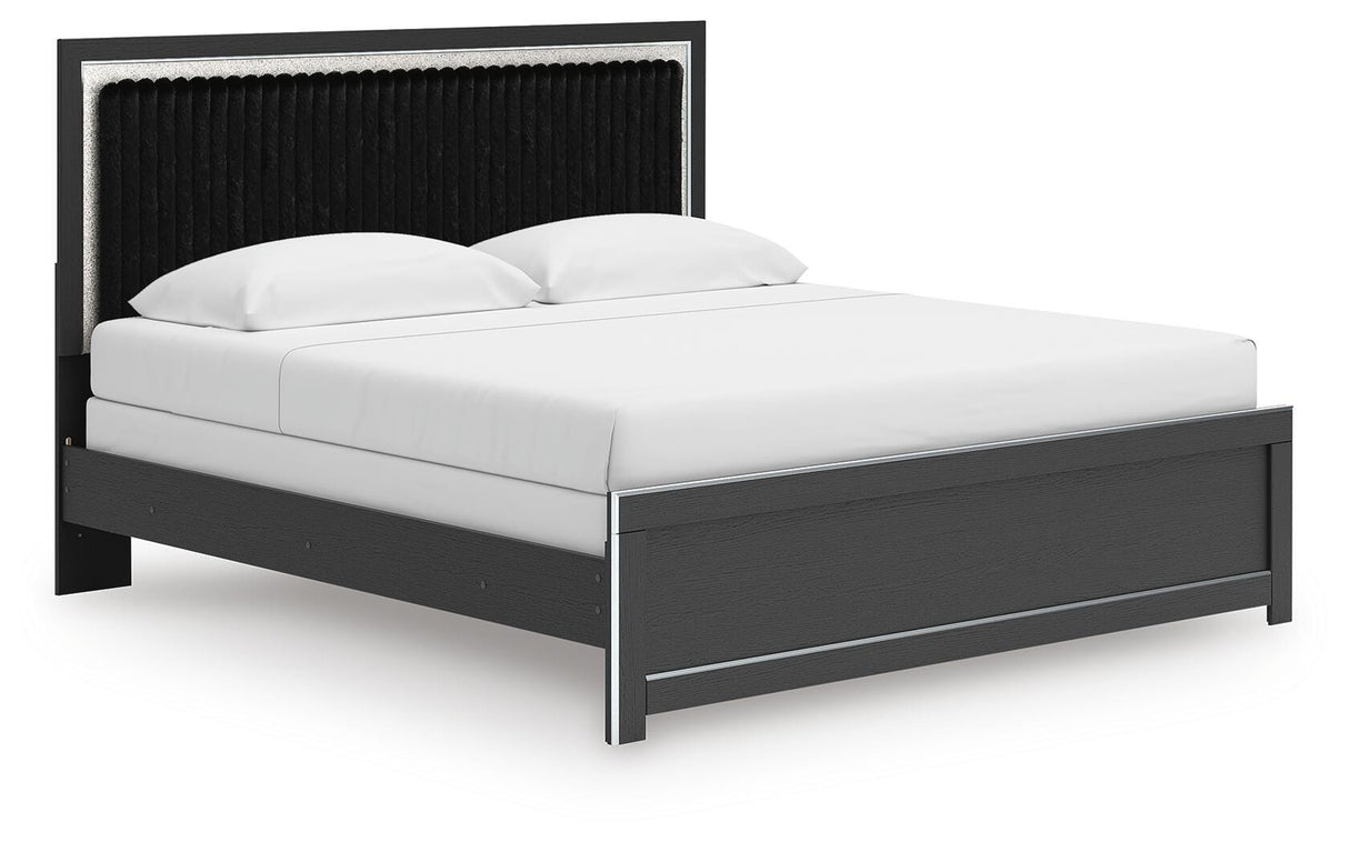 Zuraleus King Upholstered Panel Bed - PCB3380B12