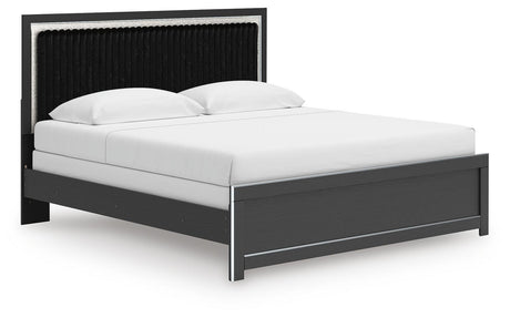 Zuraleus King Panel Bed, Dresser, Mirror and Nightstand - PCB3380B18