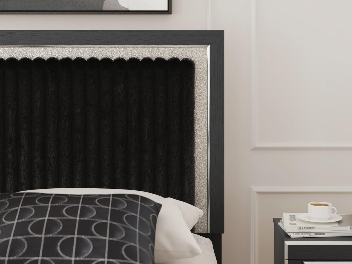 Zuraleus King Upholstered Panel Bed - PCB3380B12