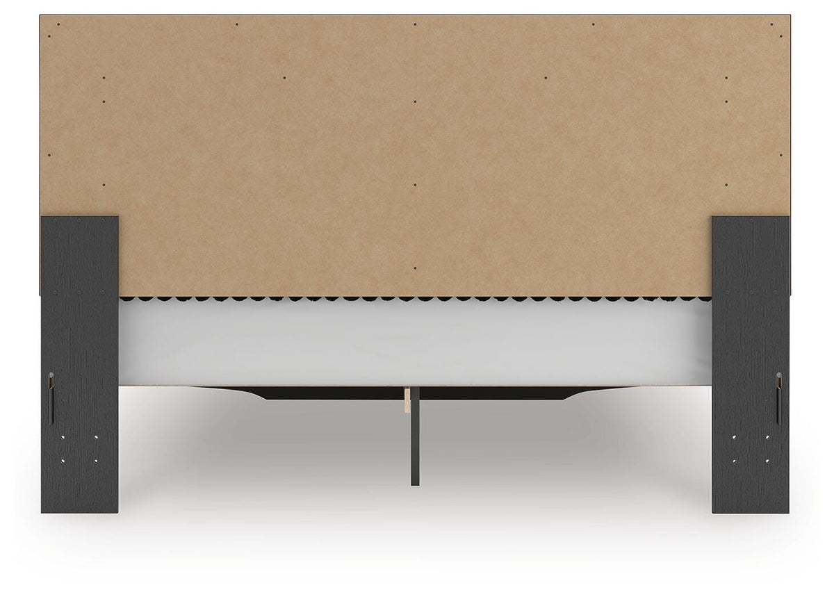 Zuraleus King Upholstered Panel Platform Storage Bed - PCB3380B11