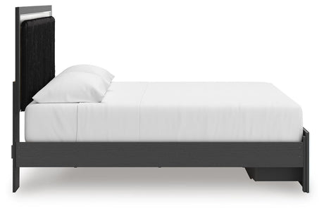 Zuraleus King Upholstered Panel Platform Storage Bed - PCB3380B11