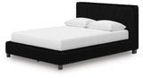 Zuraleus Queen Upholstered Bed, Dresser, Mirror and Nightstand - PCB3380B16