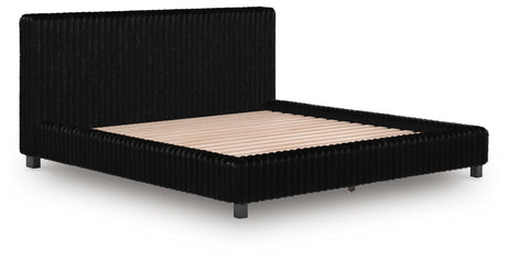 Zuraleus King Upholstered Bed, Dresser and Nightstand - PCB3380B17