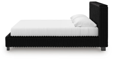 Zuraleus King Upholstered Bed, Dresser, Mirror and 2 Nightstands - PCB3380B23