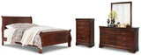 Alisdair Queen Sleigh Bed, Dresser, Mirror, and Chest - B376B15
