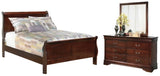 Alisdair Full Sleigh Bed, Dresser and Mirror - B376B7