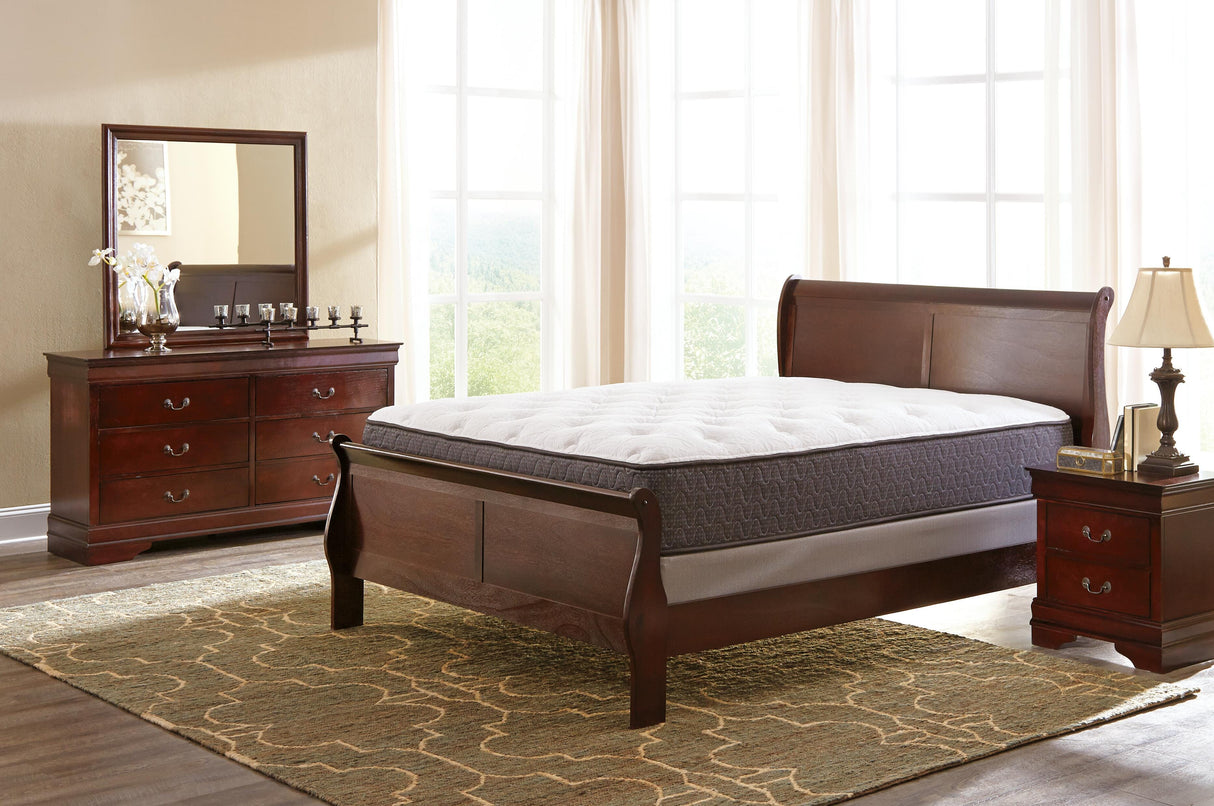 Alisdair King Sleigh Bed, Dresser, Mirror and Nightstand - B376B18