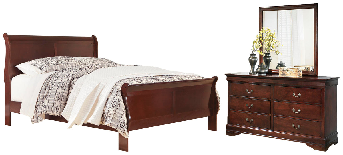 Alisdair Queen Sleigh Bed, Dresser and Mirror - B376B3