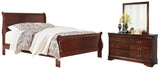 Alisdair California King Sleigh Bed, Dresser and Mirror - B376B22