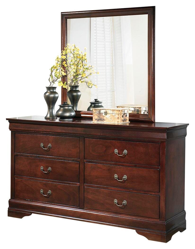 Alisdair Queen Sleigh Bed, Dresser, Mirror, Chest and Nightstand - B376B12