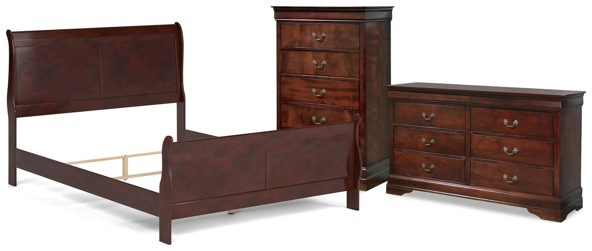 Alisdair Queen Sleigh Bed, Dresser and Chest - B376B28