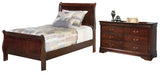 Alisdair Twin Sleigh Bed and Dresser - B376B20