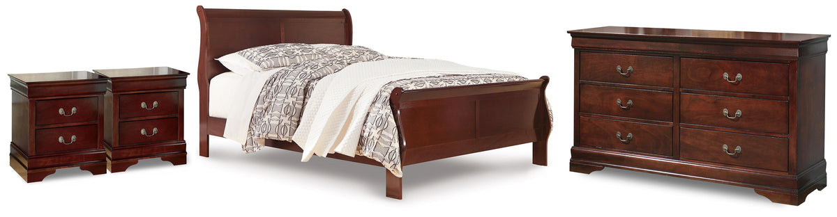 Alisdair Queen Sleigh Bed, Dresser and 2 Nightstands - B376B42