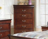 Alisdair King Sleigh Bed, Dresser, Mirror, Chest and 2 Nightstands - B376B17