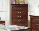 Alisdair King Sleigh Bed, Dresser, Mirror, Chest and 2 Nightstands - B376B17