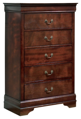 Alisdair Queen Sleigh Bed, Dresser, Mirror, Chest and Nightstand - B376B12