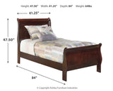 Alisdair Twin Sleigh Bed - B376B5