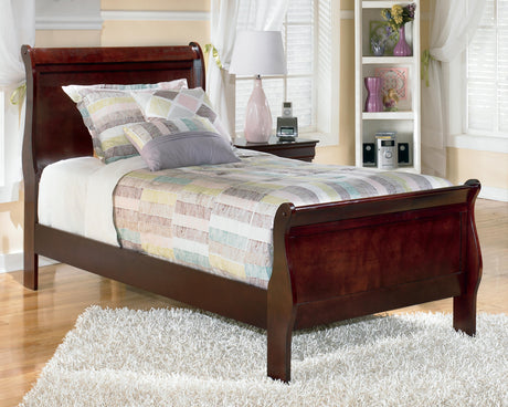 Alisdair Twin Sleigh Bed, Dresser, Mirror, Chest and Nightstand - B376B24