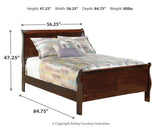 Alisdair Full Sleigh Bed - B376B4