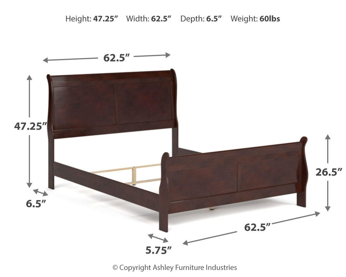Alisdair Queen Sleigh Bed, Dresser and Chest - B376B28