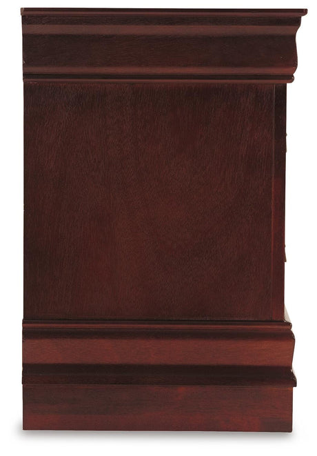 Alisdair Twin Sleigh Bed and Nightstand - B376B38