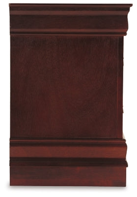 Alisdair Full Sleigh Bed and Nightstand - B376B16