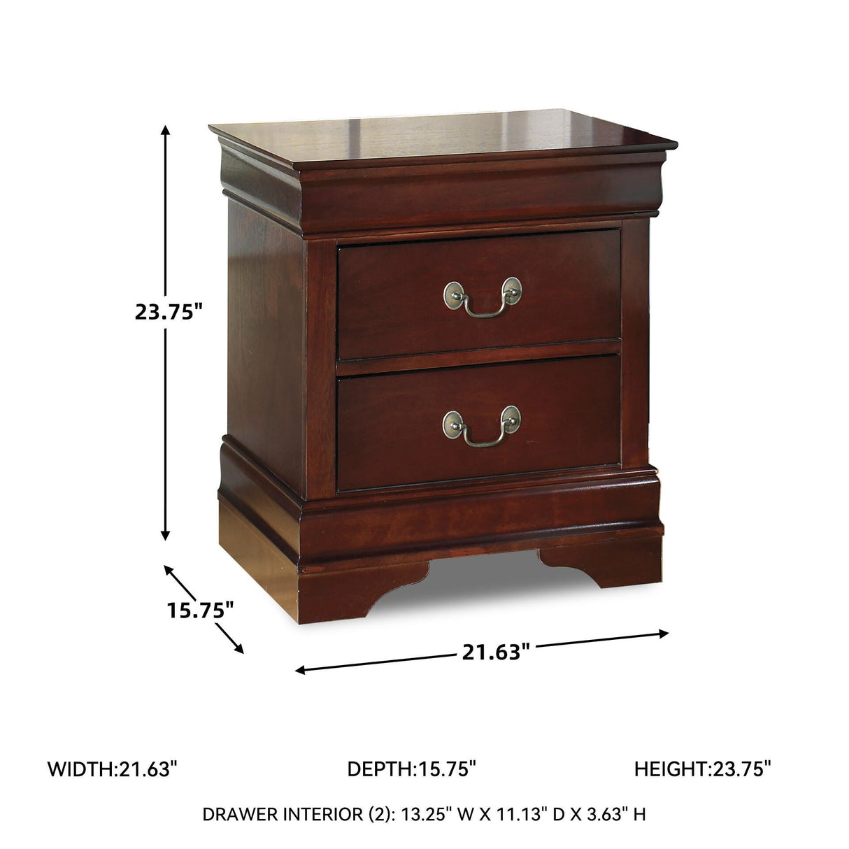 Alisdair Queen Sleigh Bed, Chest and Nightstand - B376B40