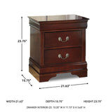Alisdair Queen Sleigh Bed, Chest and Nightstand - B376B40