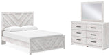Cayboni Queen Panel Bed, Dresser and Mirror - B3788B5
