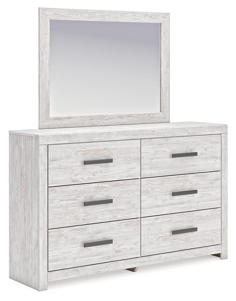 Cayboni Full Panel Bed, Dresser, Mirror and Nightstand - B3788B14