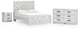 Cayboni Queen Panel Bed, Dresser and Nightstand - B3788B9