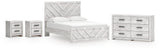 Cayboni Queen Panel Bed, Dresser and 2 Nightstands - B3788B13