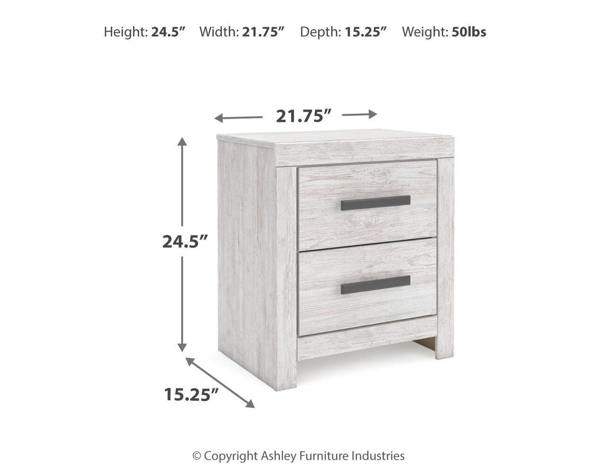 Cayboni Full Panel Bed, Dresser, Mirror and Nightstand - B3788B14
