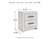Cayboni Full Panel Bed, Dresser, Mirror and Nightstand - B3788B14