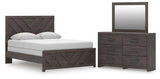 Prendonea Queen Panel Bed, Dresser and Mirror - B3789B7