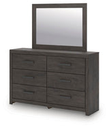 Prendonea Full Panel Bed, Dresser and Mirror - B3789B6