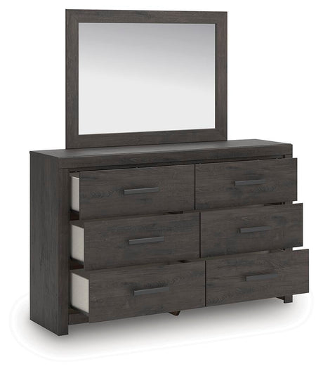 Prendonea Full Panel Bed, Dresser, Mirror, Chest and Nightstand - B3789B12